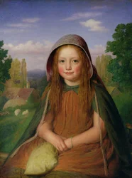 Ein Mädchen, 1861